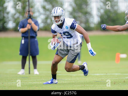 13 juin 2017 : Dallas Cowboys receveur Brice Butler # 19 lors d'un mini-camp NFL équipe activités organisées au Star de Frisco, TX Albert Pena/CSM Banque D'Images