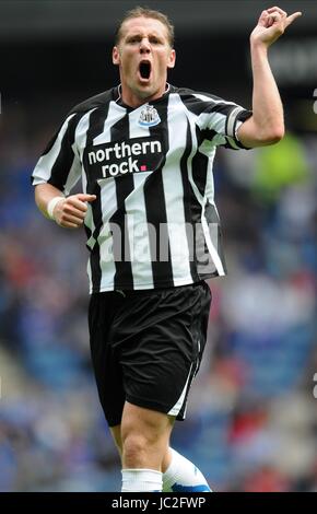 KEVIN NOLAN NEWCASTLE UNITED FC STADE IBROX GLASGOW ECOSSE 07 Août 2010 Banque D'Images