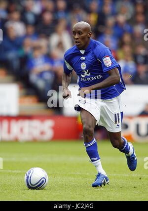 LLOYD DYER Leicester City FC Leicester City FC STADE WALKERS LEICESTER ANGLETERRE 14 Août 2010 Banque D'Images