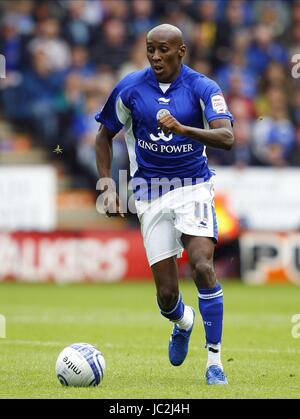 LLOYD DYER Leicester City FC Leicester City FC STADE WALKERS LEICESTER ANGLETERRE 14 Août 2010 Banque D'Images