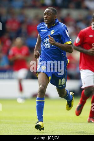 SANCHEZ WATT LEEDS UNITED FC LEEDS UNITED FC CITY GROUND NOTTINGHAM ANGLETERRE 15 Août 2010 Banque D'Images