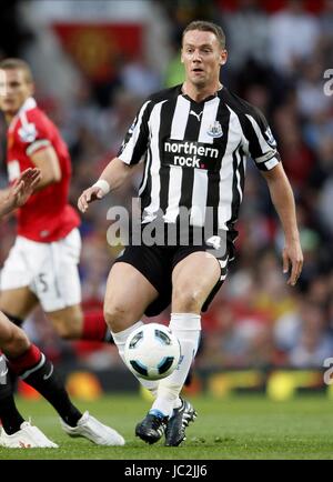 KEVIN NOLAN NEWCASTLE UNITED FC NEWCASTLE UNITED FC OLD TRAFFORD MANCHESTER EN ANGLETERRE 16 Août 2010 Banque D'Images