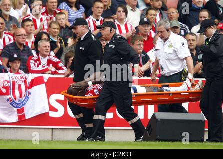 MAMADY SIDIBE Stoke City FC Stoke City FC STADE BRITANNIA STOKE ANGLETERRE 21 Août 2010 Banque D'Images