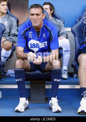 OWEN COYLE BOLTON WANDERERS FC MANAGER BOLTON WANDERERS FC MANAGER STADE REEBOK BOLTON ANGLETERRE 29 Août 2010 Banque D'Images