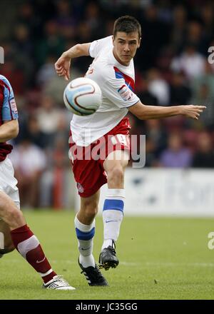 OWEN GARVAN CRYSTAL PALACE CRYSTAL PALACE FC FC RUE GLANFORD PARK SCUNTHORPE ANGLETERRE 28 Août 2010 Banque D'Images