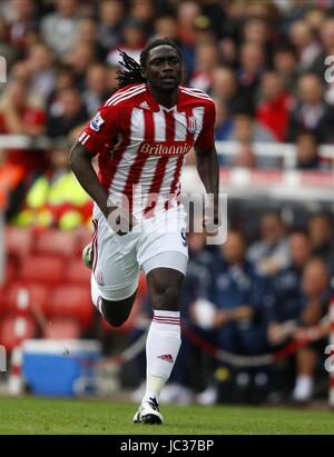 KENWYNE JONES Stoke City FC STADE BRITANNIA STOKE ANGLETERRE 18 Septembre 2010 Banque D'Images