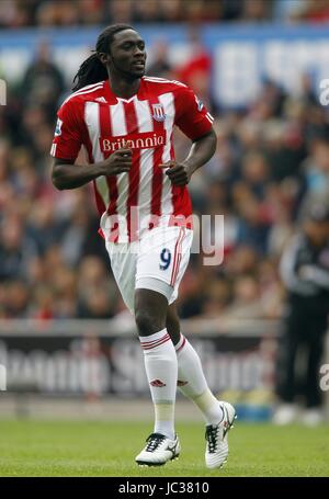 KENWYNE JONES Stoke City FC Stoke City FC STADE BRITANNIA STOKE ANGLETERRE 18 Septembre 2010 Banque D'Images