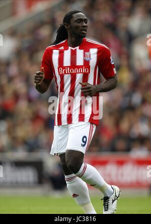 KENWYNE JONES Stoke City FC Stoke City FC STADE BRITANNIA STOKE ANGLETERRE 18 Septembre 2010 Banque D'Images