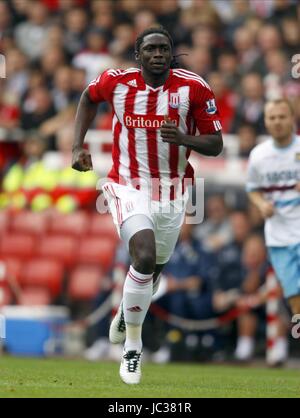 KENWYNE JONES Stoke City FC Stoke City FC STADE BRITANNIA STOKE ANGLETERRE 18 Septembre 2010 Banque D'Images