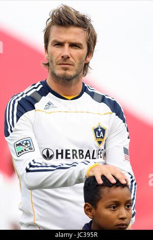 DAVID BECKHAM CHIVAS USA V LOS ANGELES GALAX CARSON LOS ANGELES CALIFORNIA USA 03 Octobre 2010 Banque D'Images