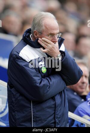 SVEN Goran Eriksson Leicester City FC MANAGER Leicester City FC MANAGER STADE WALKERS LEICESTER ANGLETERRE 16 Octobre 2010 Banque D'Images