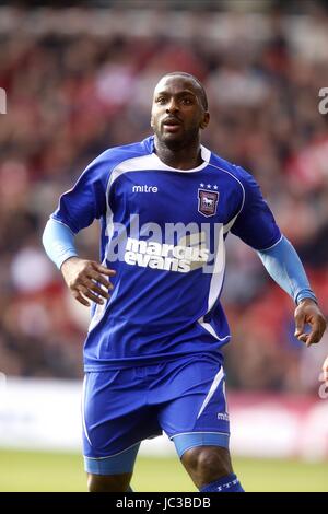 JASON SCOTLAND IPSWICH IPSWICH TOWN FC FC CITY GROUND NOTTINGHAM ANGLETERRE 23 Octobre 2010 Banque D'Images