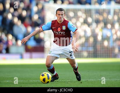 JONATHAN HOGG FC ASTON VILLA ASTON VILLA FC VILLA PARK BIRMINGHAM ENGLAND 13 Novembre 2010 Banque D'Images