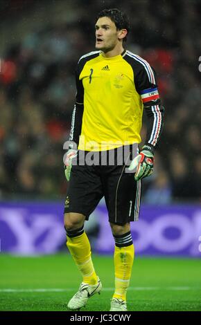 HUGO LLORIS FRANCE STADE DE WEMBLEY Londres Angleterre 17 Novembre 2010 Banque D'Images