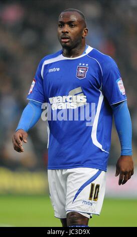 JASON SCOTLAND IPSWICH IPSWICH TOWN FC FC Stade KC HULL ANGLETERRE 20 Novembre 2010 Banque D'Images