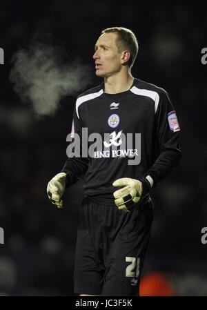 CHRIS KIRKLAND Leicester City FC Leicester City FC STADE WALKERS LEICESTER Angleterre 26 Décembre 2010 Banque D'Images