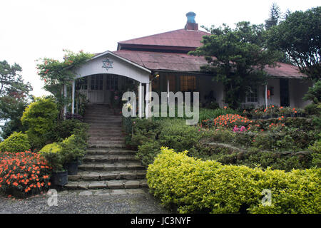 La chambre à Goomtee Tea Estate. L'Ouest du Bengale en Inde Darjeeling Banque D'Images