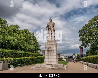 William IV statue au Royal Musée Maritime de Geenwich Village, London UK Banque D'Images