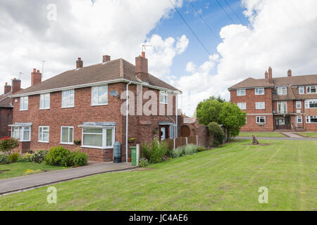 Locations abordables maisonettes studios appartements maisons West Midlands UK Banque D'Images