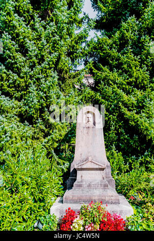 Grab von Gottfried Keller à Zürich ; tombe de Gottfried Keller à Zürich Banque D'Images