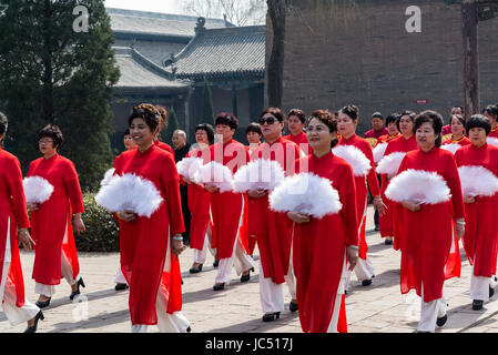 Umas Festival, Temple de Confucius, Pingyao, Shanxi Province, China Banque D'Images