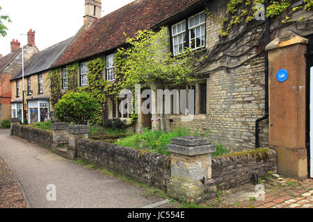 Street View de Higham Ferrers ville, Northamptonshire, England, UK Banque D'Images