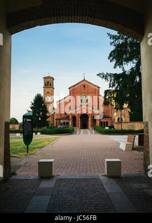 L'Abbaye de Chiaravalle della Colomba dans la Région Emilia Romagna de l'Italie Banque D'Images