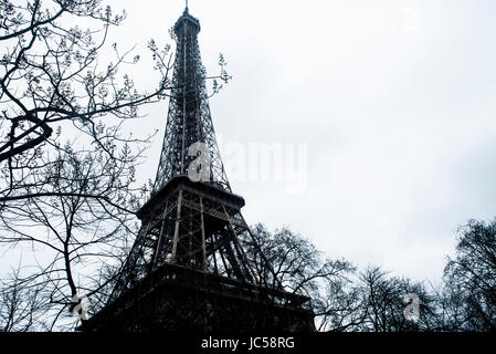 la torre Eiffel Banque D'Images