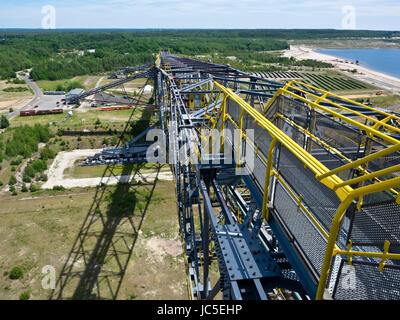 Besucherbergwerk F60 dans der Lausitz Banque D'Images