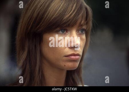 La chanteuse française Françoise Hardy, août 1971. Photo Michael Holtz Banque D'Images