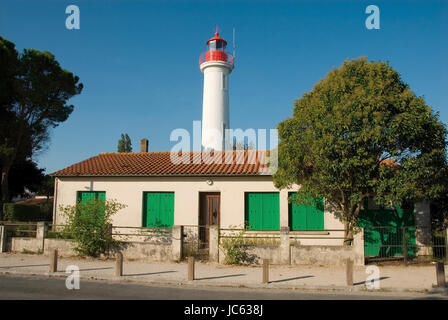 En France, en Charente maritime, l'Île Oléron, Île d'Oléron, Poitou-Charentes, Château d'Oléron, phare, Frankreich, Charente-Maritime, Insel Oléron, L Banque D'Images