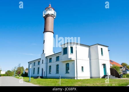 Poel, phare dans village Timmen sur l'île de Poel, Leuchtturm à Timmendorf auf der Insel Poel Banque D'Images