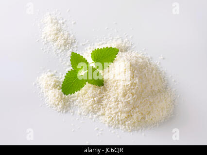 La viande séchée de coco non sucré, râpé Banque D'Images