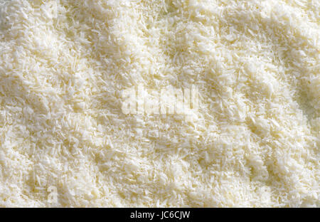 La viande séchée de coco non sucré, râpé Banque D'Images