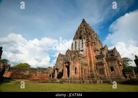 Prasat Phanom Rung Château les roches dans le nord-est de la Thaïlande. Banque D'Images