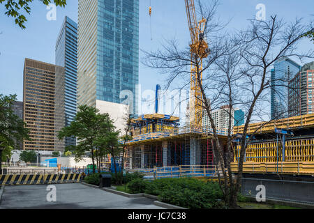 St. ReRegis Hotel aka Vista Tower en construction Banque D'Images