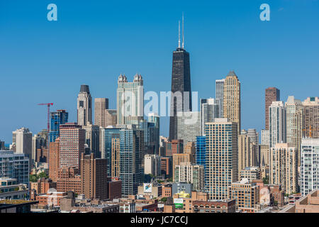 Chicago Skyline Banque D'Images