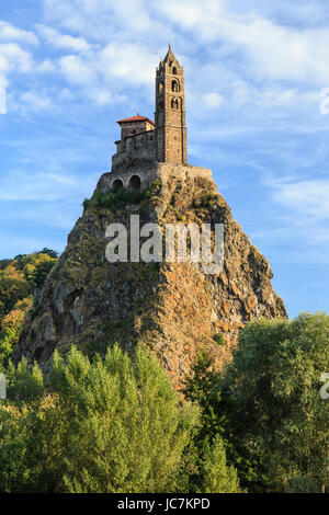 La France, l'Allier (43), Le Puy-en-Velay et d'Aiguilhe, la chapelle Saint-Michel d'Aiguilhe // France, la Haute Loire, le Puy en Velay et d'Aiguilhe, Saint Banque D'Images