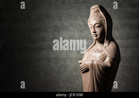 Avalokitasvara/Bodhisattva Guan Yin/Guanshiyin 觀音/觀世音 sculpture/觀自在 觀音菩薩/菩薩/觀自在菩薩 觀世音菩薩 ///像 Banque D'Images