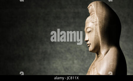 Avalokitasvara/Bodhisattva Guan Yin/Guanshiyin 觀音/觀世音 sculpture/觀自在 觀音菩薩/菩薩/觀自在菩薩 觀世音菩薩 ///像 Banque D'Images