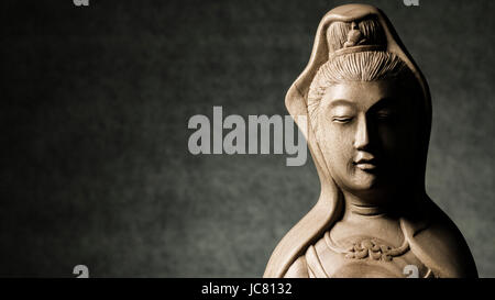 Avalokitasvara/Bodhisattva Guan Yin/Guanshiyin 觀音/觀世音 sculpture/觀自在 觀音菩薩/菩薩/觀自在菩薩 觀世音菩薩 ///像 Banque D'Images