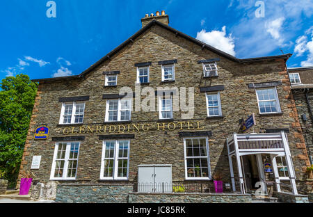 Le Royal Hotel à Ullswater dans le Lake District, Cumbria. Banque D'Images