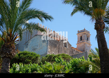 Ermitage de la Vierge Ermite, Peniscola, Castellon, Espagne Banque D'Images