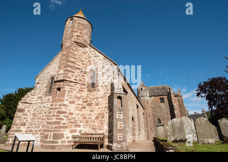 Le Kirk de Saint Ternan, Arbuthnott, Aberdeenshire, Ecosse. Banque D'Images