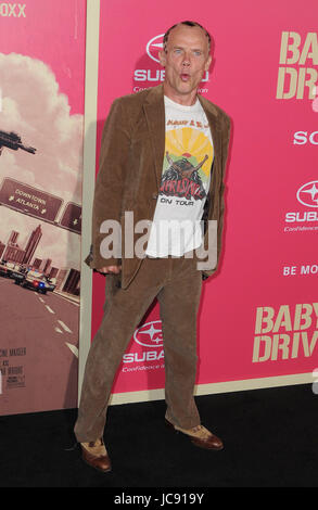 Los Angeles, CALIFORNIE, États-Unis. 14 juin 2017. 14 juin 2017 - Los Angeles, Californie - Flea. Los Angeles première de ''Baby Driver'' tenue à l'Ace Hotel Downtown à Los Angeles. Crédit photo : Birdie Thompson/AdMedia crédit : Birdie Thompson/AdMedia/Alamy Live News Banque D'Images
