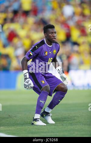 Getafe, Espagne. 13 Juin, 2017. Andre Onana (CMR) Football/Football : match amical entre la Colombie 4-0 Cameroun au Coliseum Alfonzo Perez à Getafe, Espagne . Credit : Mutsu Kawamori/AFLO/Alamy Live News Banque D'Images