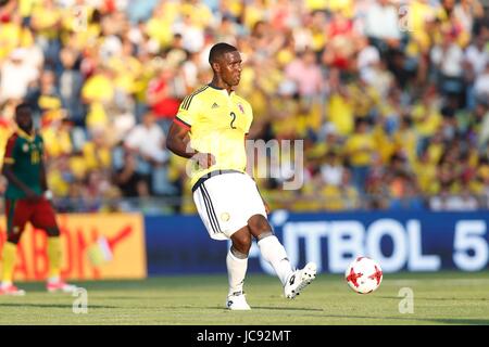 Getafe, Espagne. 13 Juin, 2017. Cristian Zapata (COL) Football/Football : match amical entre la Colombie 4-0 Cameroun au Coliseum Alfonzo Perez à Getafe, Espagne . Credit : Mutsu Kawamori/AFLO/Alamy Live News Banque D'Images