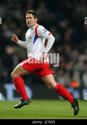 DAVID DUNN Blackburn Rovers FC CITY OF MANCHESTER STADIUM MANCHESTER EN ANGLETERRE 11 Janvier 2010 Banque D'Images