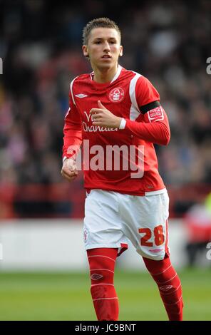 RADOSLAW MAJEWSKI Nottingham Forest FC ANGLETERRE NOTTINGHAM TRENT BRIDGE 06 Mars 2010 Banque D'Images