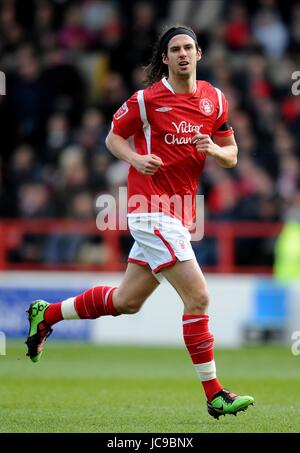 GEORGE BOYD Nottingham Forest FC ANGLETERRE NOTTINGHAM TRENT BRIDGE 06 Mars 2010 Banque D'Images